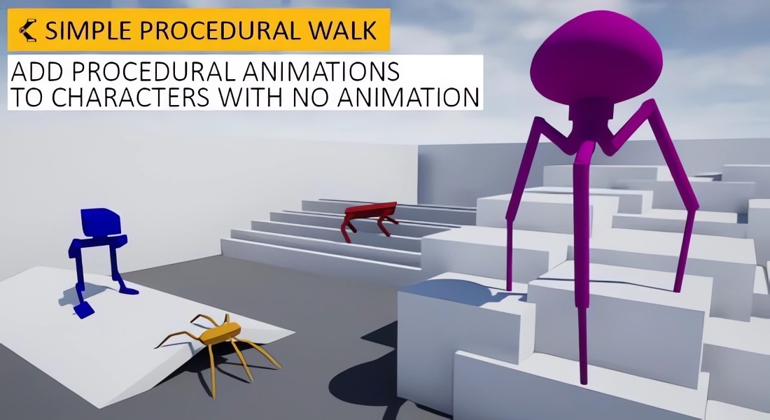 Simple Procedural Walk - Free Download Unreal Engine Assets