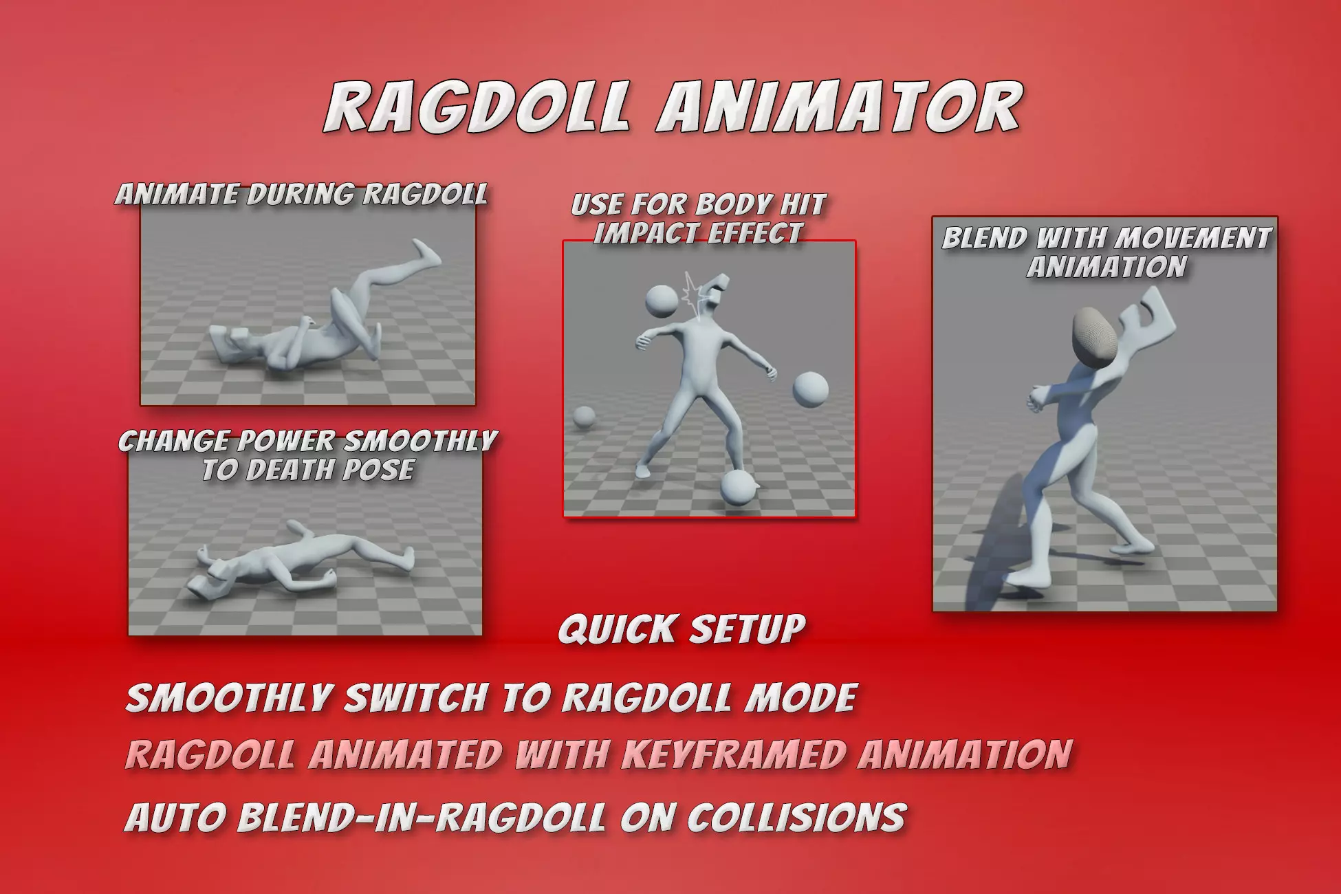 Ragdoll Animator - Unity Assets Free Download