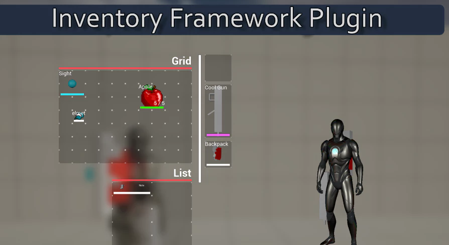Inventory Framework Plugin - Unreal Engine Free Download