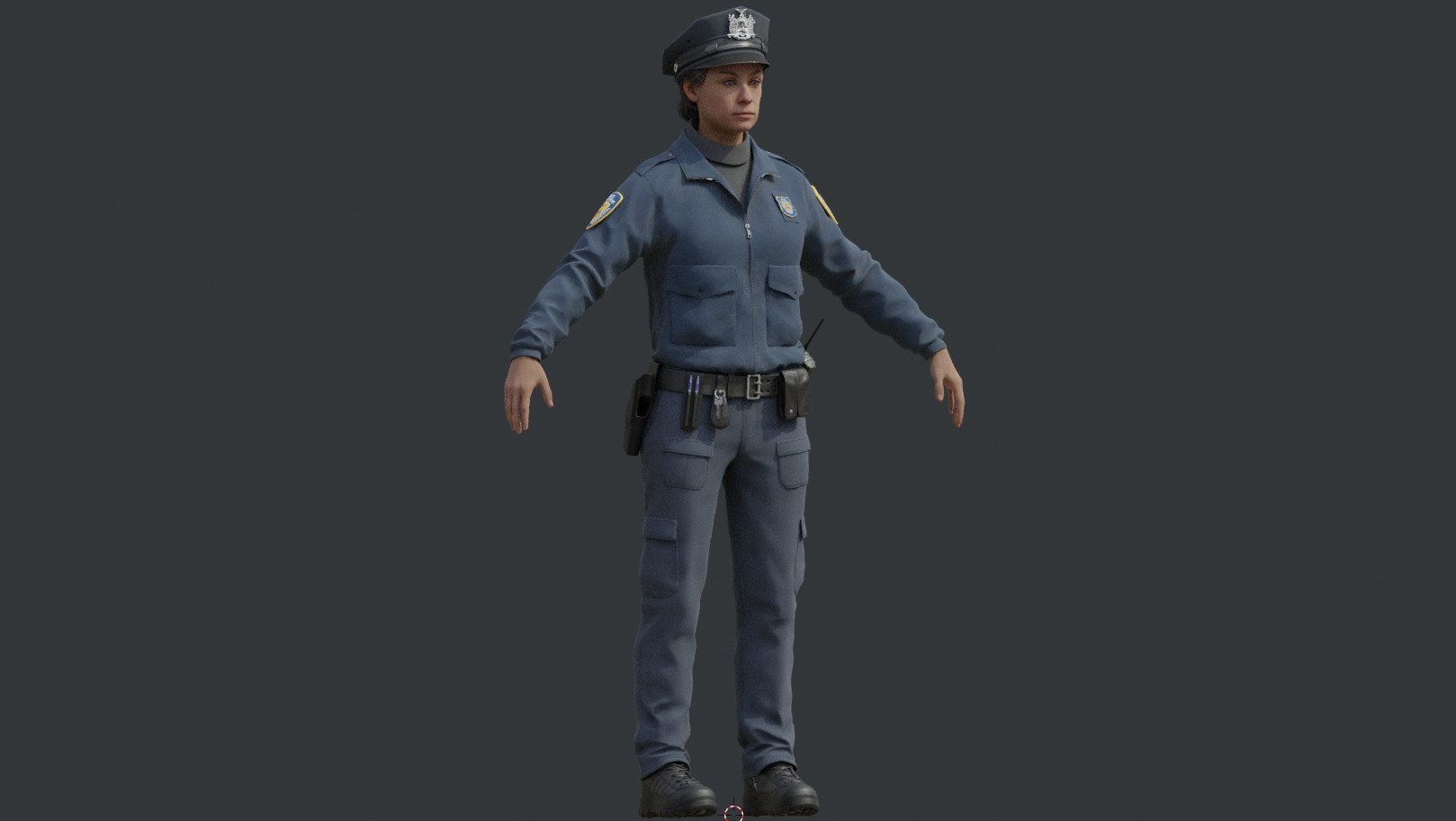 Police Female - 3d Models Free Download