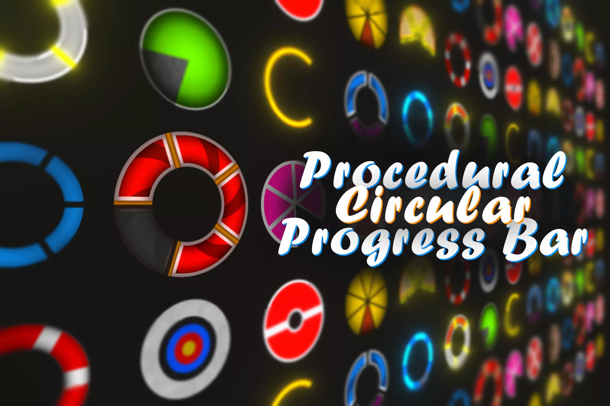 Procedural Circular Health and Progress Bars Pro - Free Unity Assets
