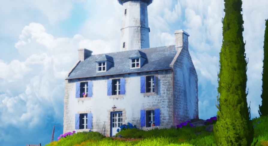 House On A Hill (House, Houses) - Unreal Engine Free Download