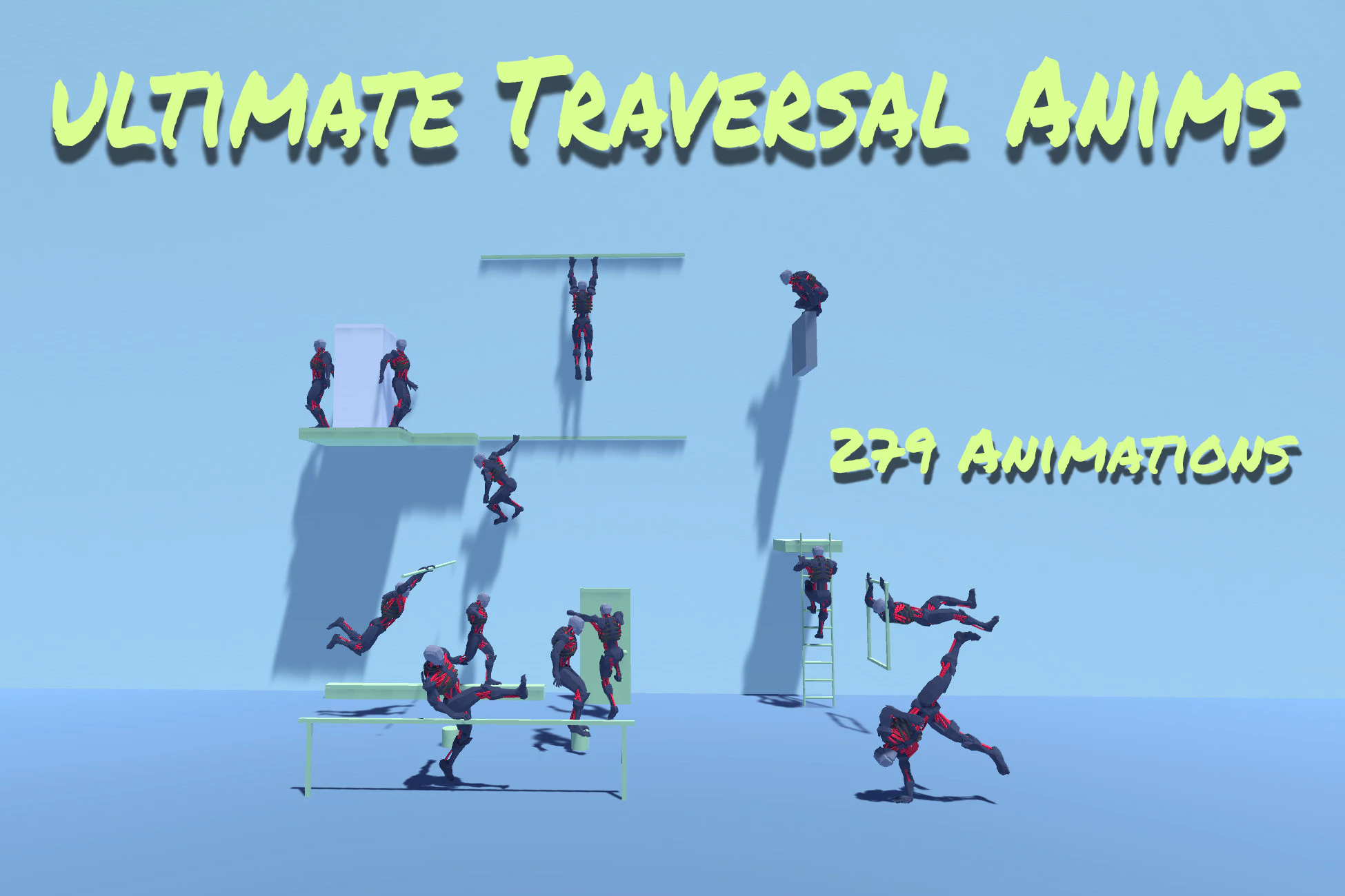 Ultimate Traversal Anims - Unreal Engine Assets Free Download