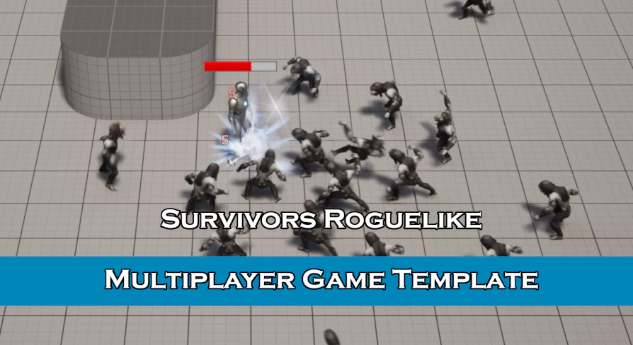 Survivors Roguelike - Multiplayer Game Template - Unreal Engine Free