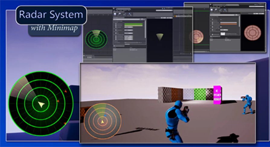 Radar System with Minimap - Unreal Engine Free Download