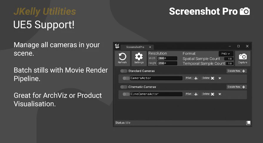 Screenshot Pro - Unreal Engine Free Download