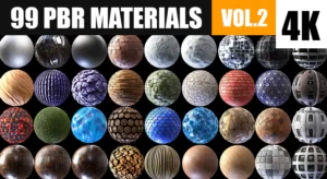 99 PBR Materials Vol.02 (4.24, 4.26, 4.27)