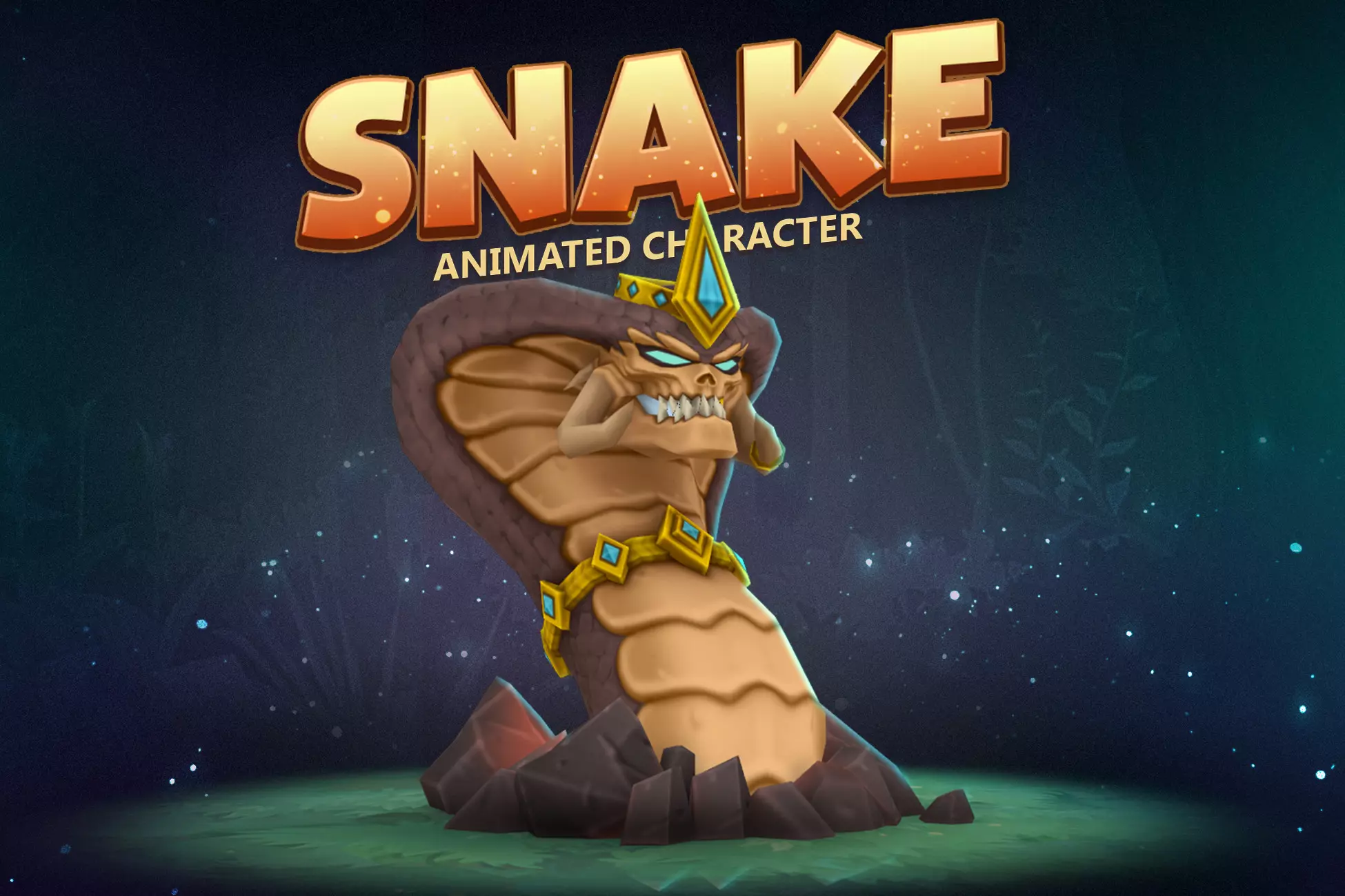 Pro Animation Snake Snake animated character - Unity Assets Free Download