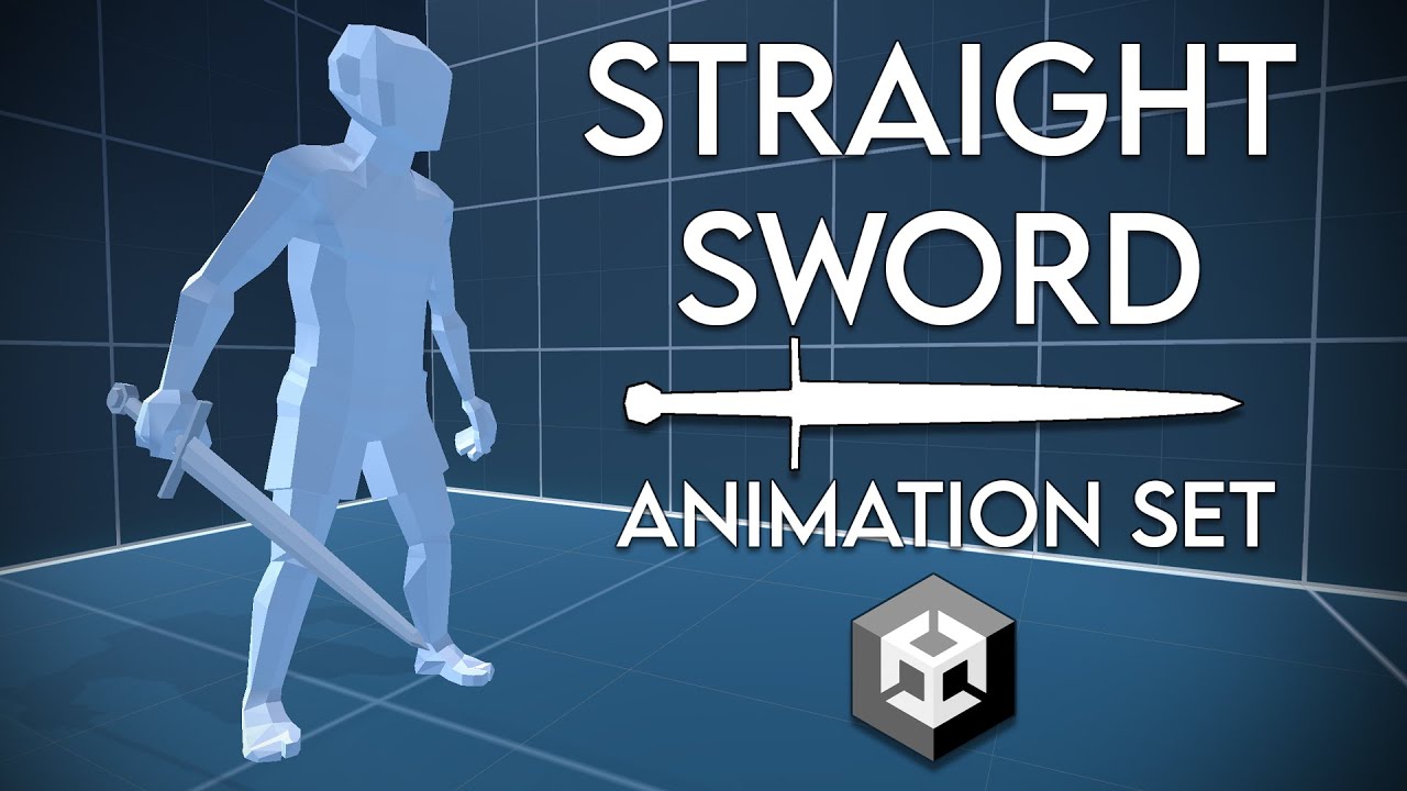 Unity Sword Straight Sword Animation Set - Unity Assets Free Download
