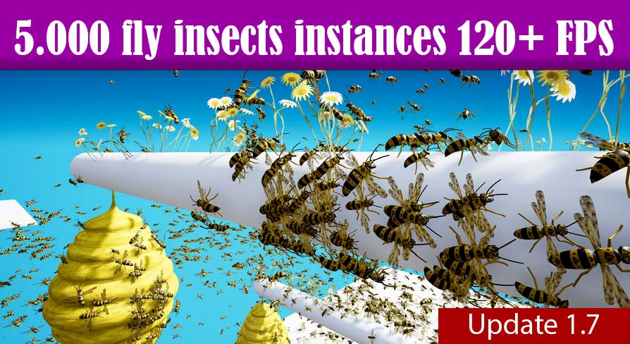 Advanced Fly Insects System - Unreal Engine Free Download