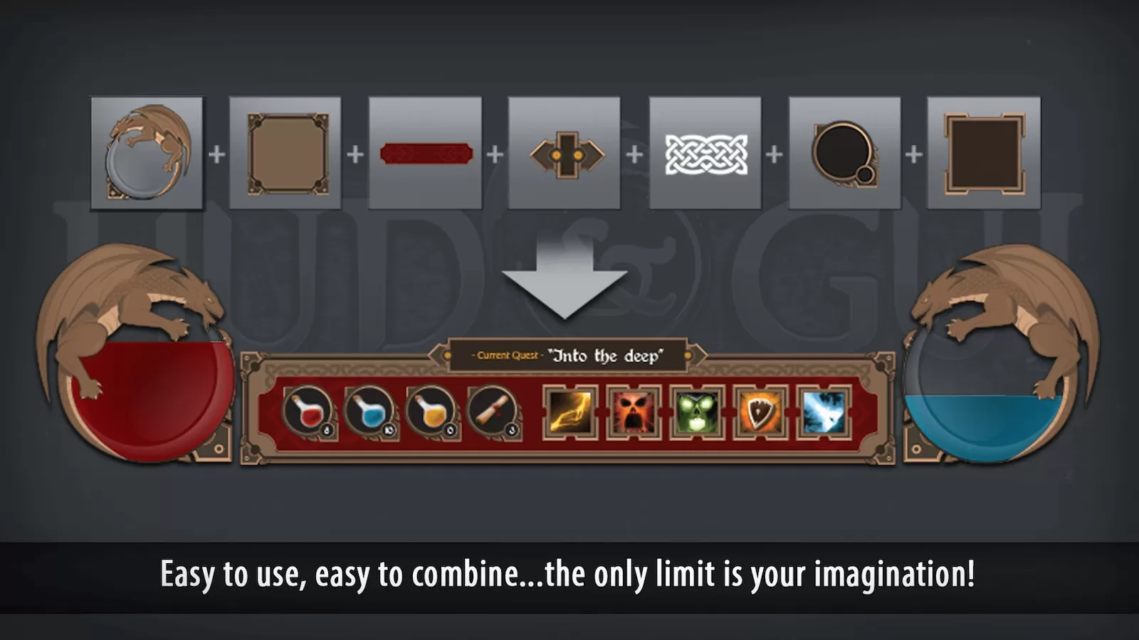 HUD and GUI Medieval Art Bundle - Free Unreal Engine Assets