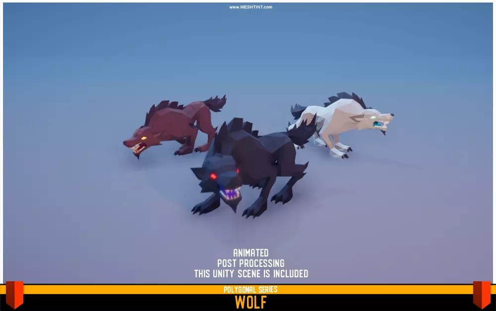 Unity Wolf Boss Polygonal – Wolf (v1.0) - Unity Assets Free Download