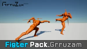 owerful Fighter Pack(Can be used with my Sword Pack) (5.0)