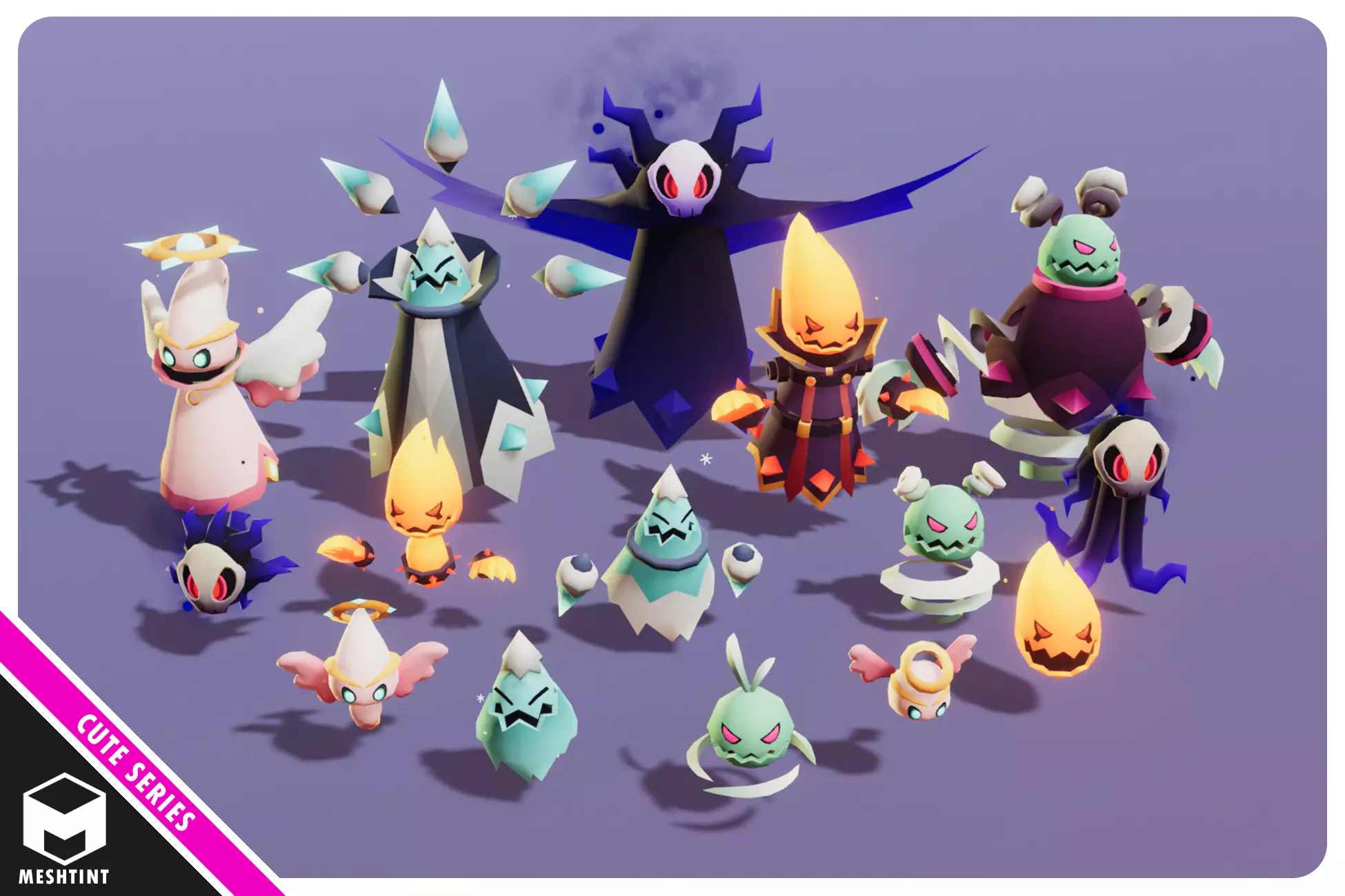 Free Monster Assets Unity Monsters Ultimate Pack 06 Cute Series - Free Unity Assets