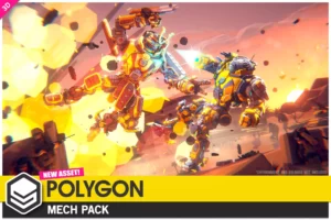 POLYGON – Mech Pack – Low Poly 3D Art by Synty (REPACK) v1.2