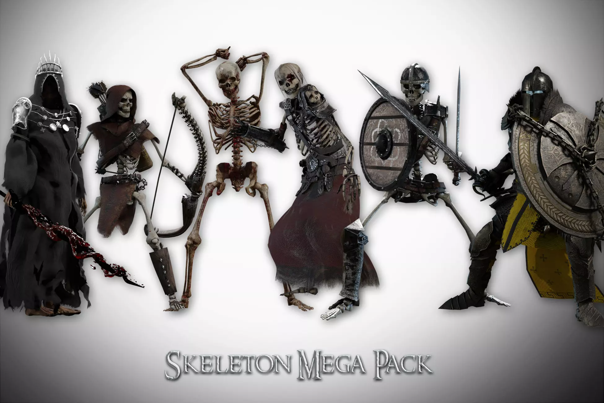 Skeleton Asset Unity Skeleton Mega Pack - Unity Assets Free Download