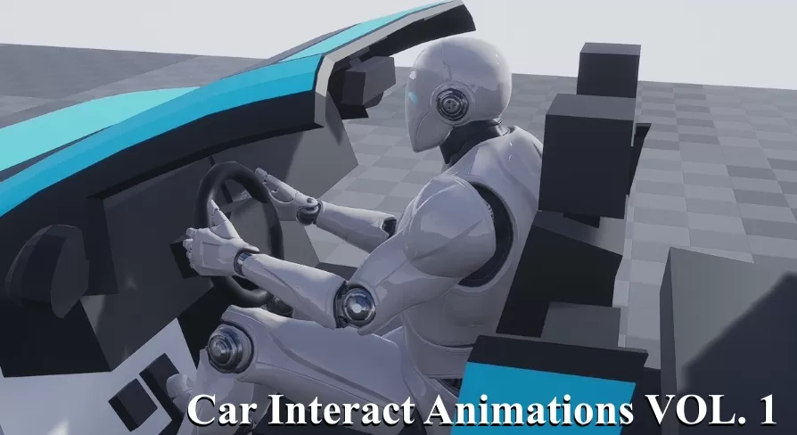Car Interact Animations VOL. 1 - Free Unreal Engine Assets