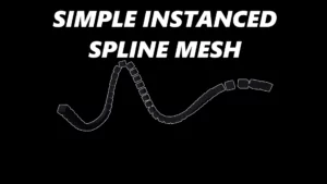 Simple Instanced Spline Mesh (4.26, 4.27, 5.0, 5.3)