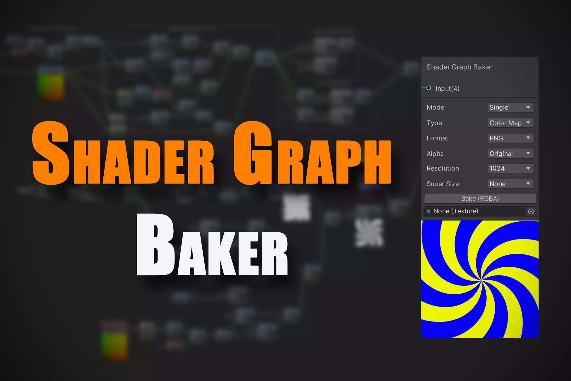 Shader Graph Baker - Unity Assets Free Download