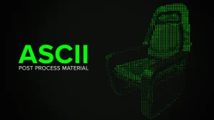 ASCII Post Process Material (4.27+)