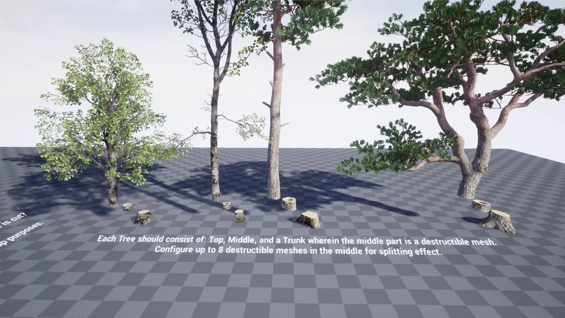 Cubetree Unreal Engine Choppable and Interactive Trees (Replicated) - Free Unreal Engine