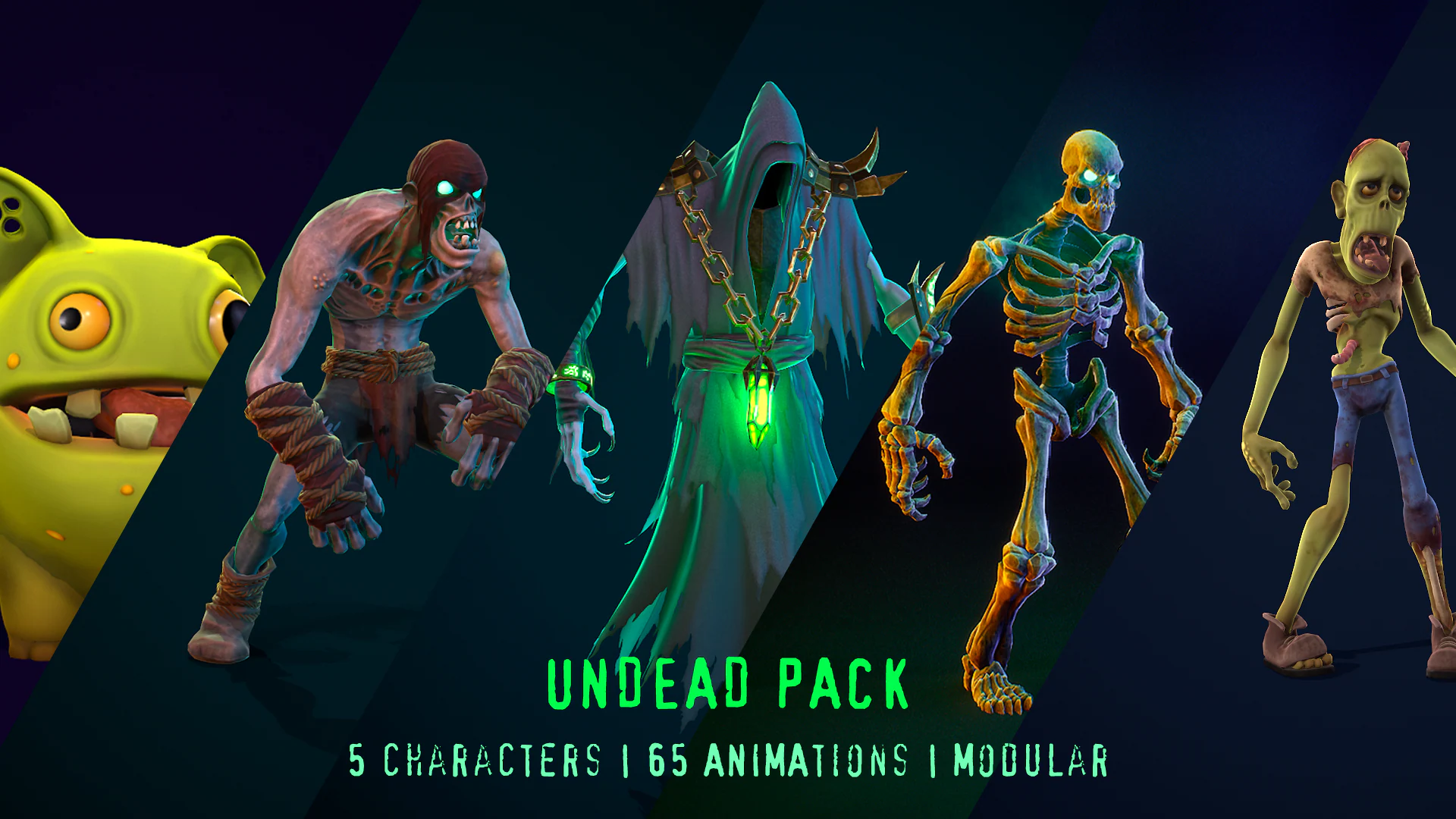 Unledead Vector Undead Pack - Unreal Engine Assets Free Download