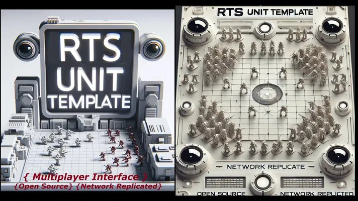 RTS/RPG Unit Template - Multiplayer - Gameplay Ability System - Free