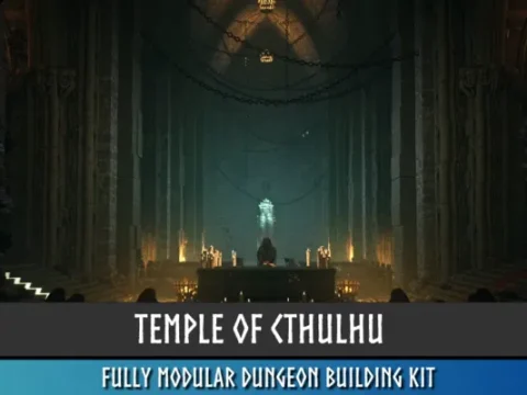 Modular Dungeon: Temple Of Cthulhu (Dungeon, Modular Dungeon, Temple, Dungeons) UE5.1+