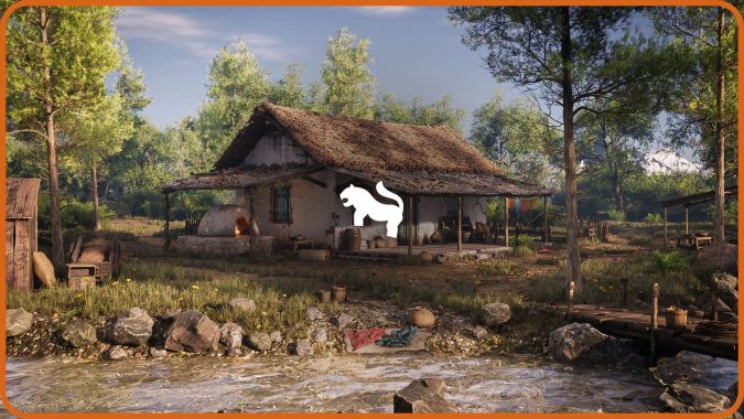 Spanish Cottage ( Spanish Cottage Spanish Cottage 3D Art Nature Tree Medieval ) UE5.2+