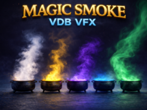 Magic Smoke VDB VFX (5.5+)VIP&nbsp;