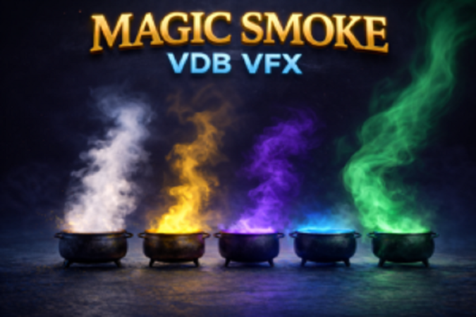 Magic Smoke VDB VFX (5.5+)VIP&nbsp;
